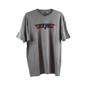 Ann Arbor Gray Men's Top Dad Graphic Crew Neck Tee XL 003